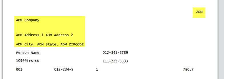 Address, Single Entity